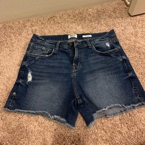 Kensie Cutoff Denim Shorts Size 10